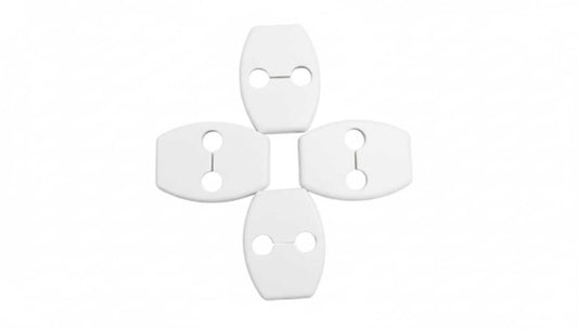 (WHITE) premium quality car door lock protection