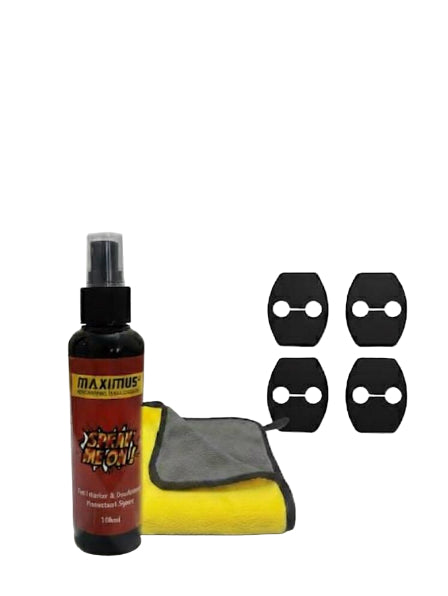 (Bundle pack) Spary, Fiber cloth, Door lock protector