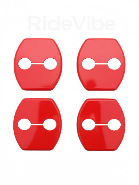 (RED) premium quality car door lock protection