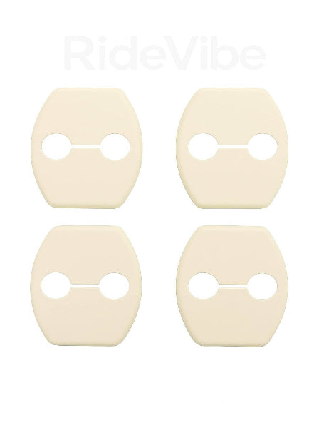 (WHITE) premium quality car door lock protection